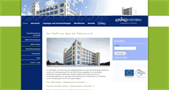 Desktop Screenshot of nino-hochbau.de