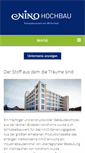 Mobile Screenshot of nino-hochbau.de